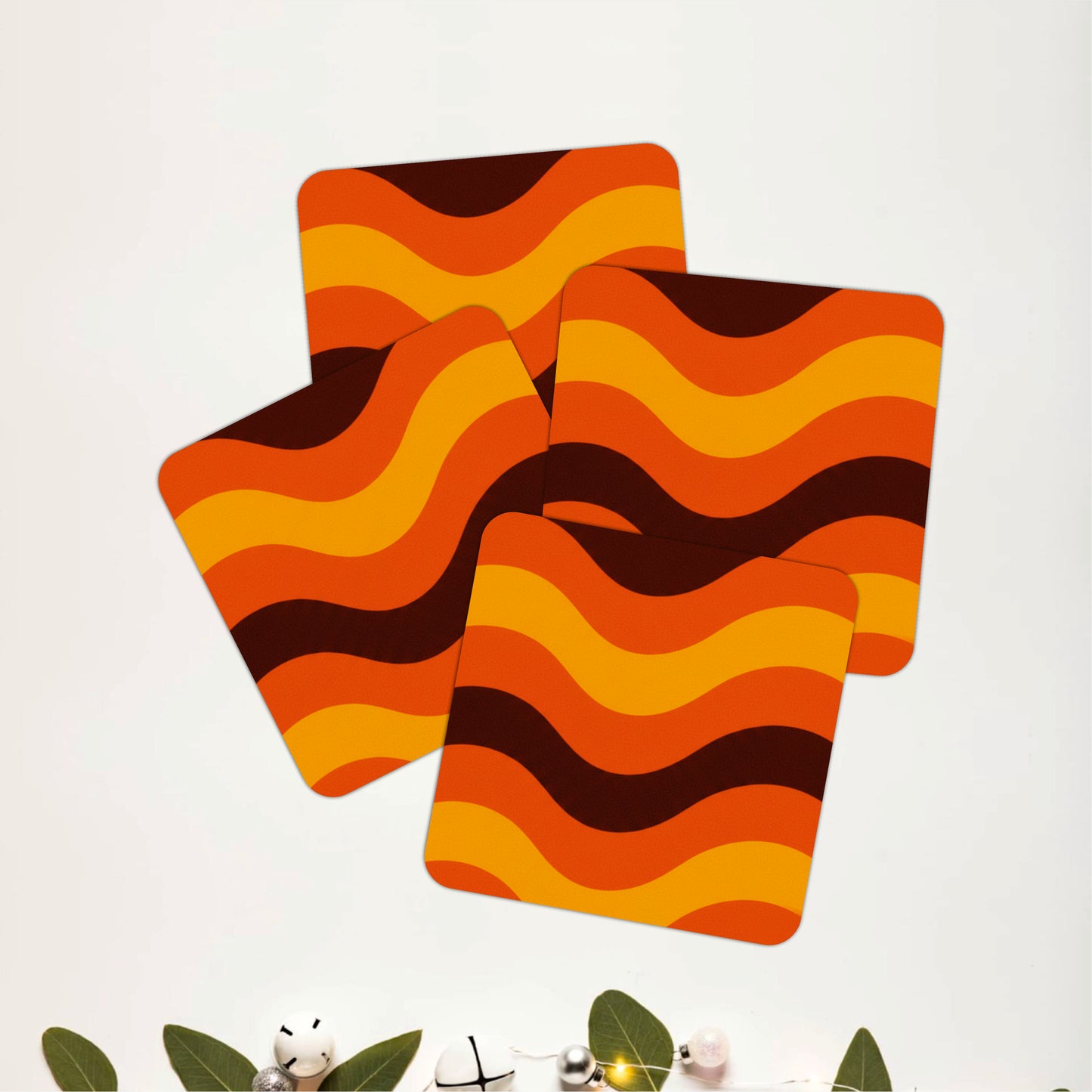 Retro Groove Coasters Pack of 4