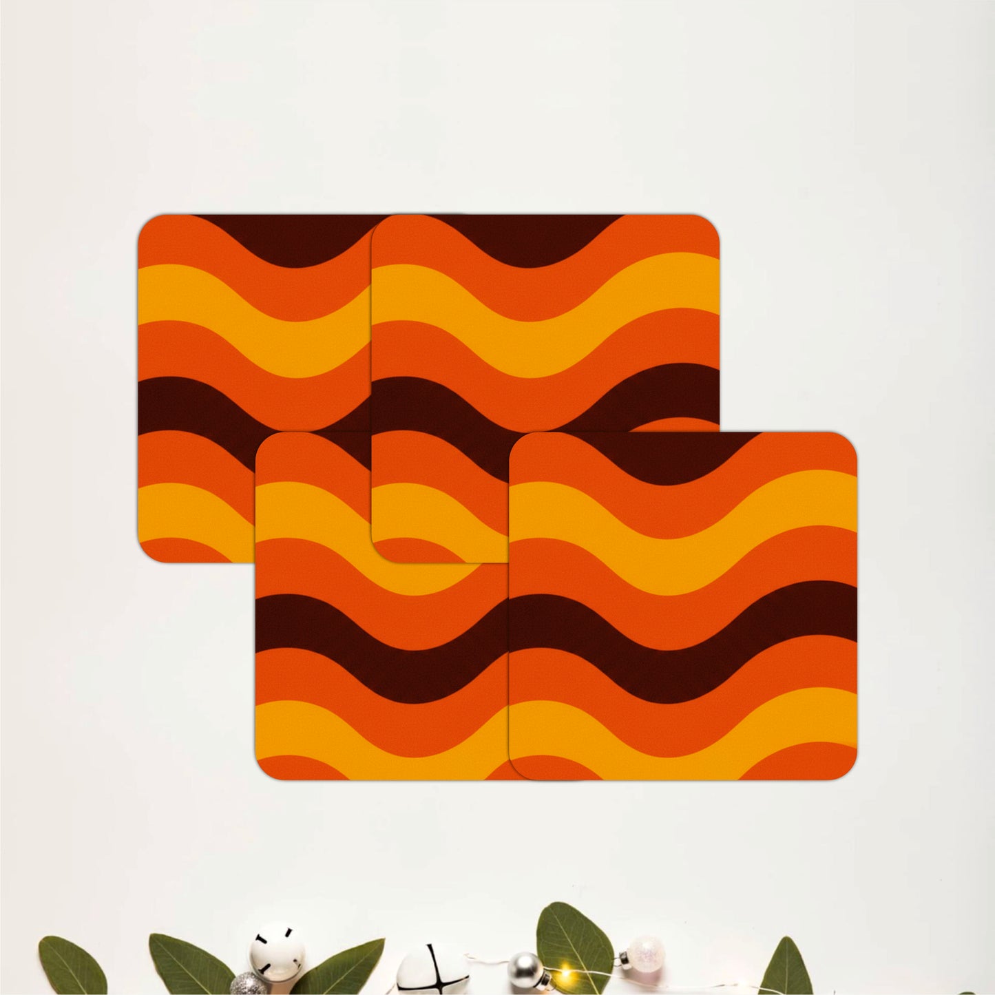 Retro Groove Coasters Pack of 4