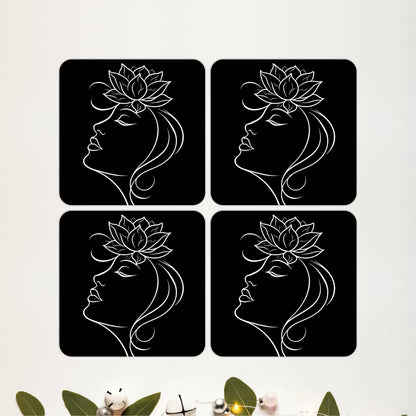 Ethereal Botanica Coasters Pack of 4