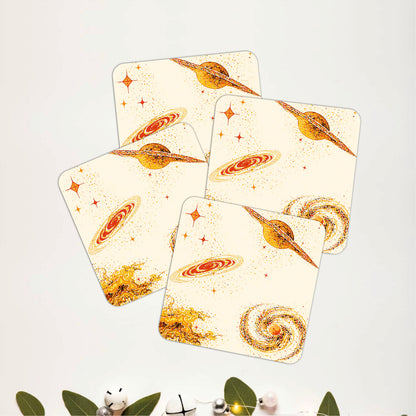 Dawn Over Peaks Coasters Pack of 4