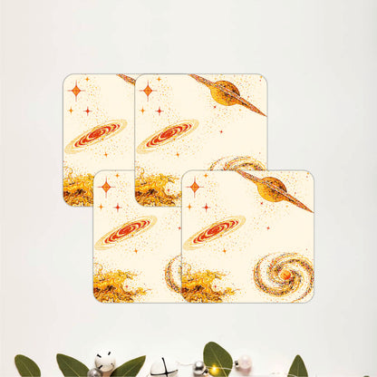 Dawn Over Peaks Coasters Pack of 4