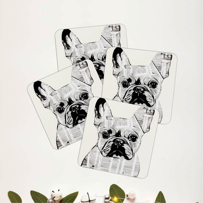 French Bulldog Coasters Pack of 4