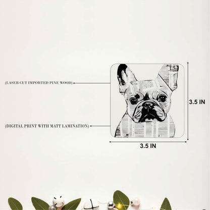 French Bulldog Coasters Pack of 4