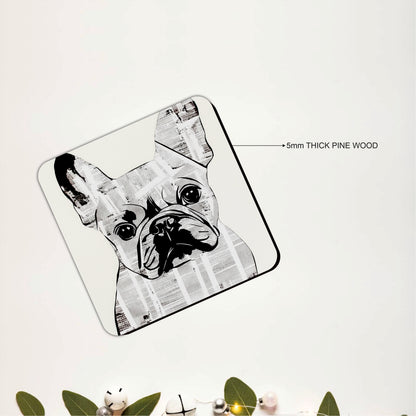 French Bulldog Coasters Pack of 4