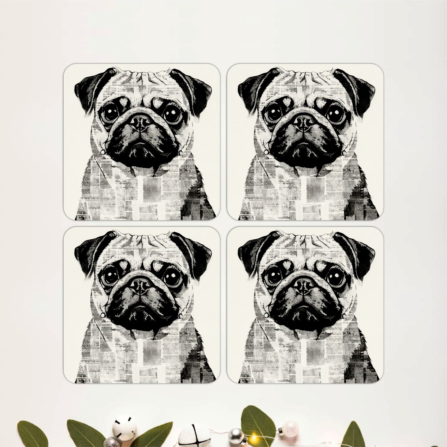 Pawfect Frenchie Coasters Pack of 4
