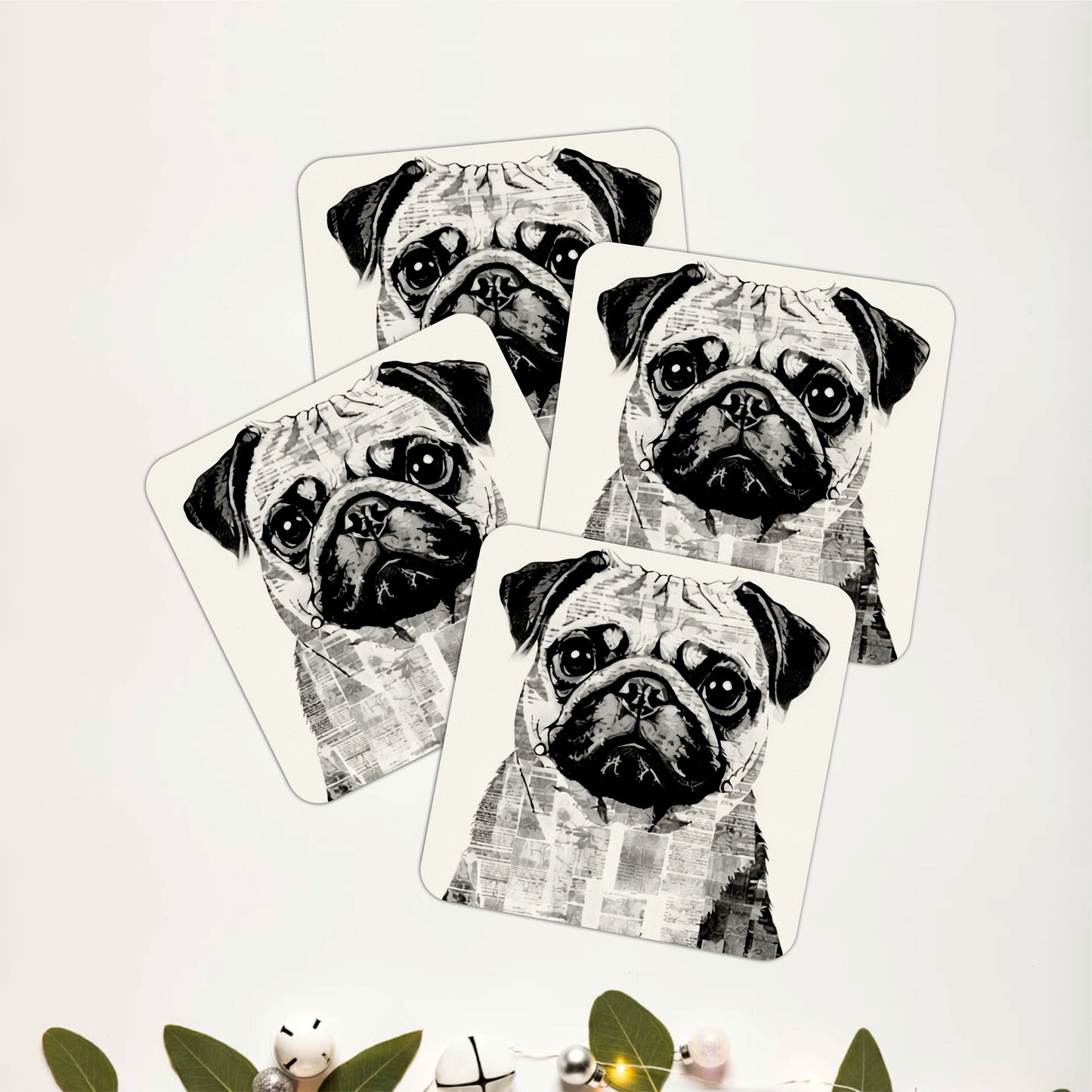Pawfect Frenchie Coasters Pack of 4