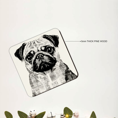 Pawfect Frenchie Coasters Pack of 4