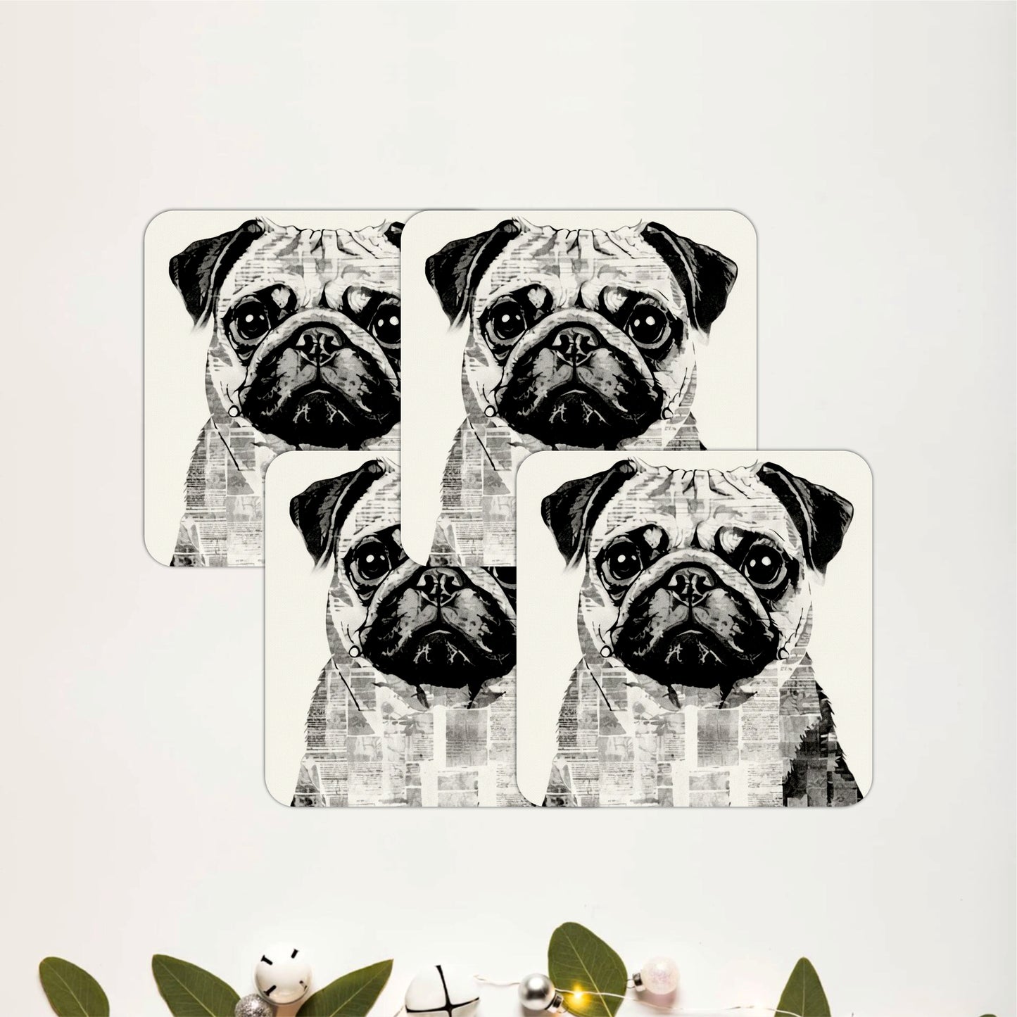 Pawfect Frenchie Coasters Pack of 4