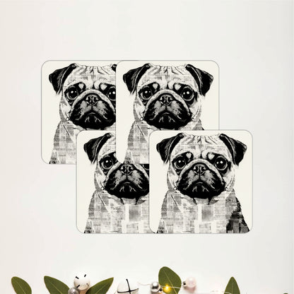 Pawfect Frenchie Coasters Pack of 4