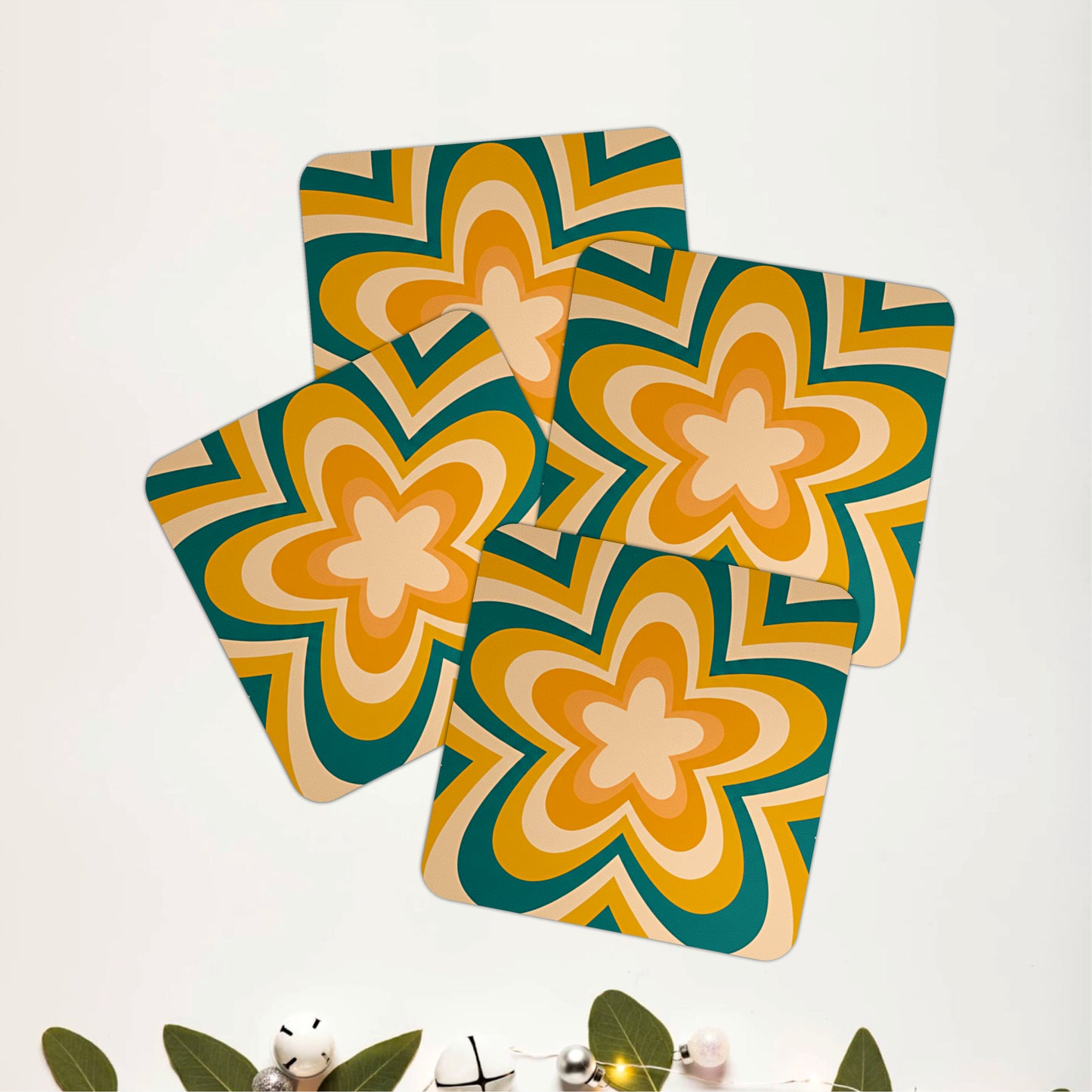 Golden Garden Coasters Pack of 6