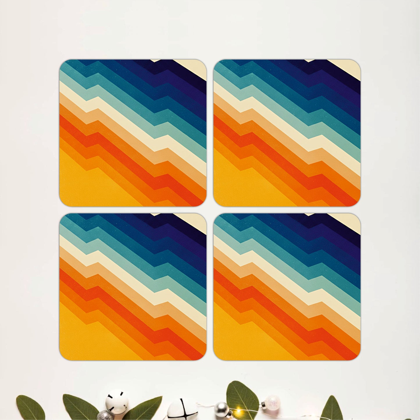 Ocean Sunset Coasters Pack of 4