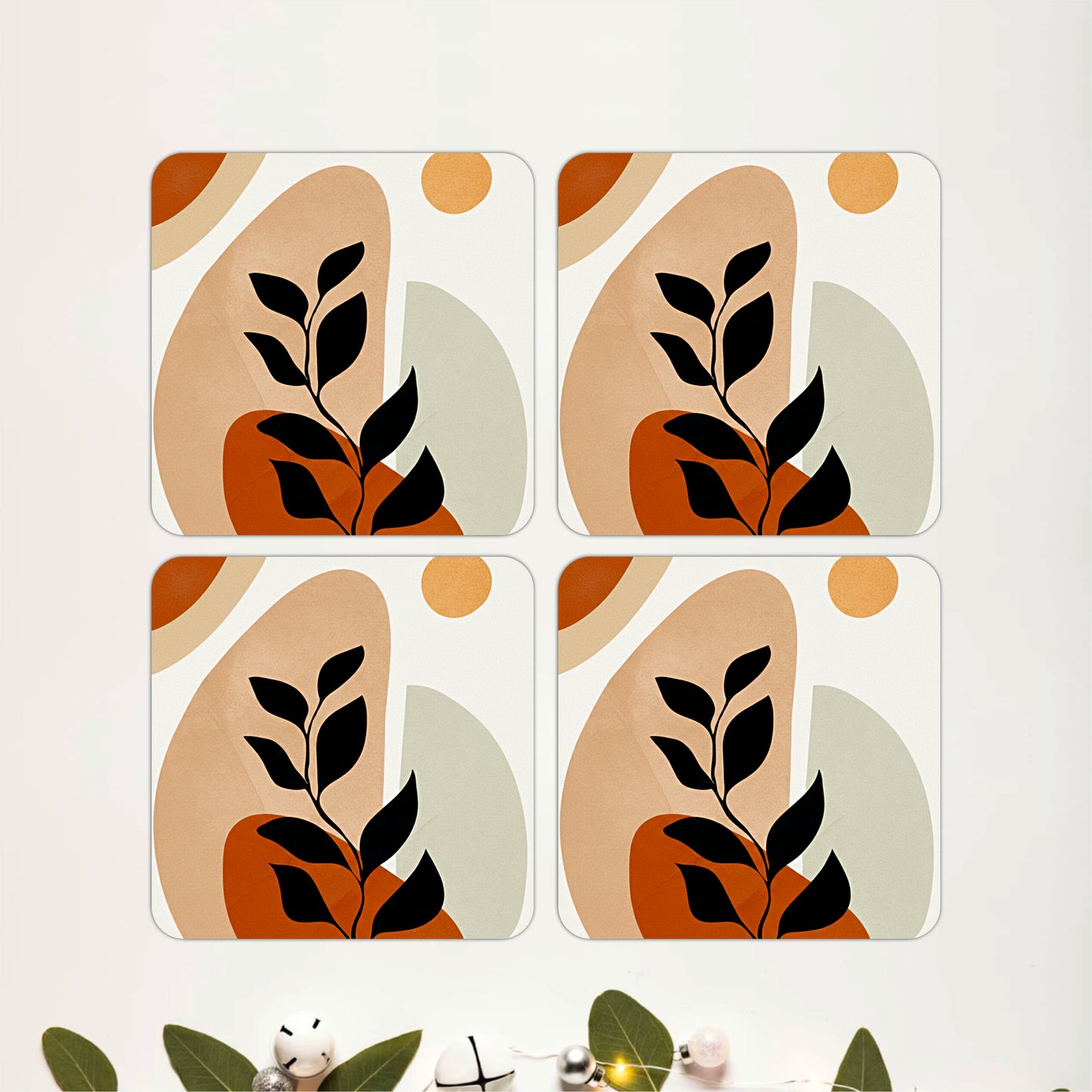 Organic Forms Coasters Pack of 4