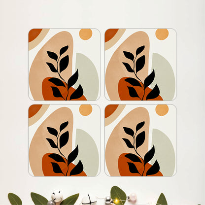 Organic Forms Coasters Pack of 4