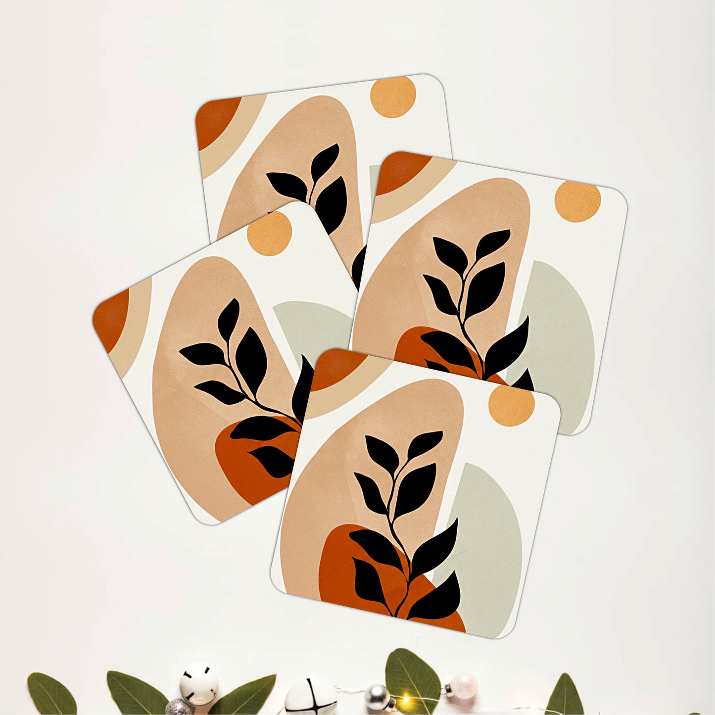 Organic Forms Coasters Pack of 4