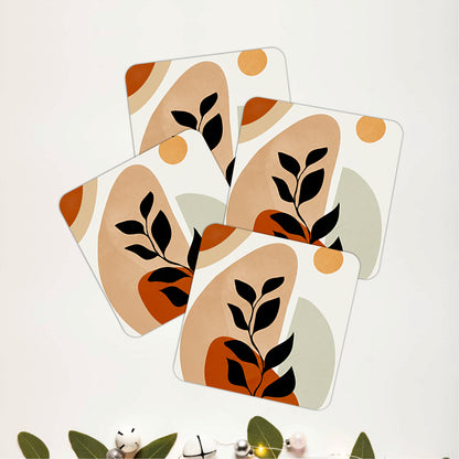 Organic Forms Coasters Pack of 4