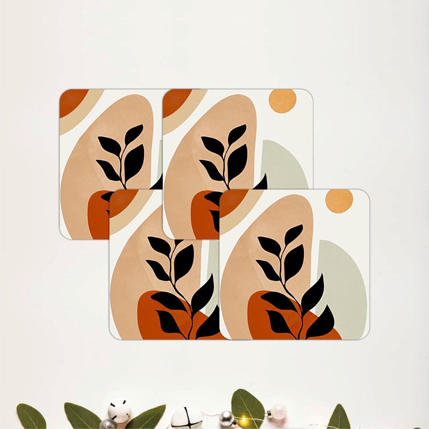 Organic Forms Coasters Pack of 4