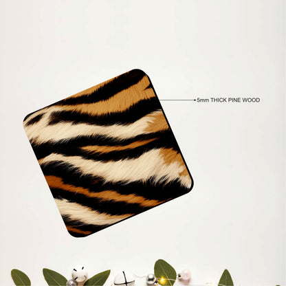 Noir Safari Coasters Pack of 4