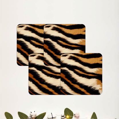 Noir Safari Coasters Pack of 4