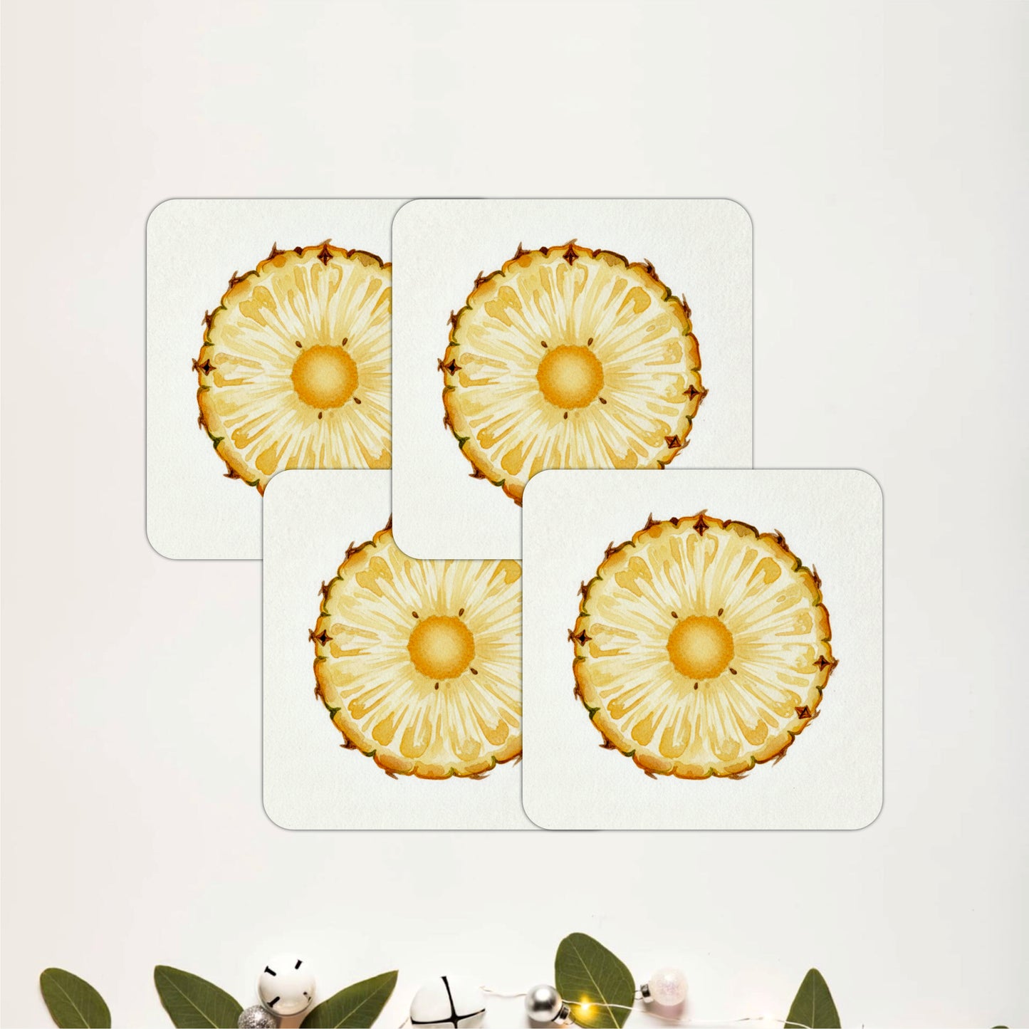 Nature's Pomegranate Coasters Pack of 4