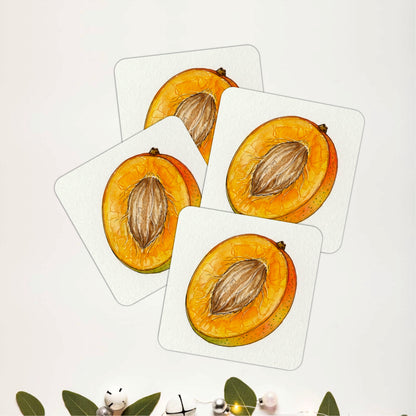 Orchard Apricot Coasters Pack of 4