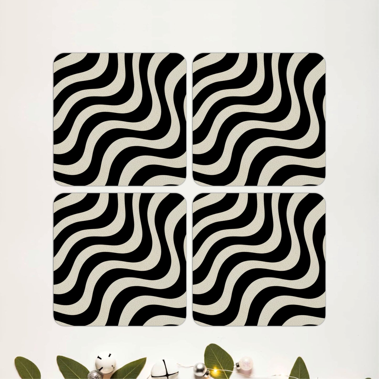 Bold Lines Coasters Pack of 4