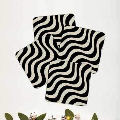 Bold Lines Coasters Pack of 4