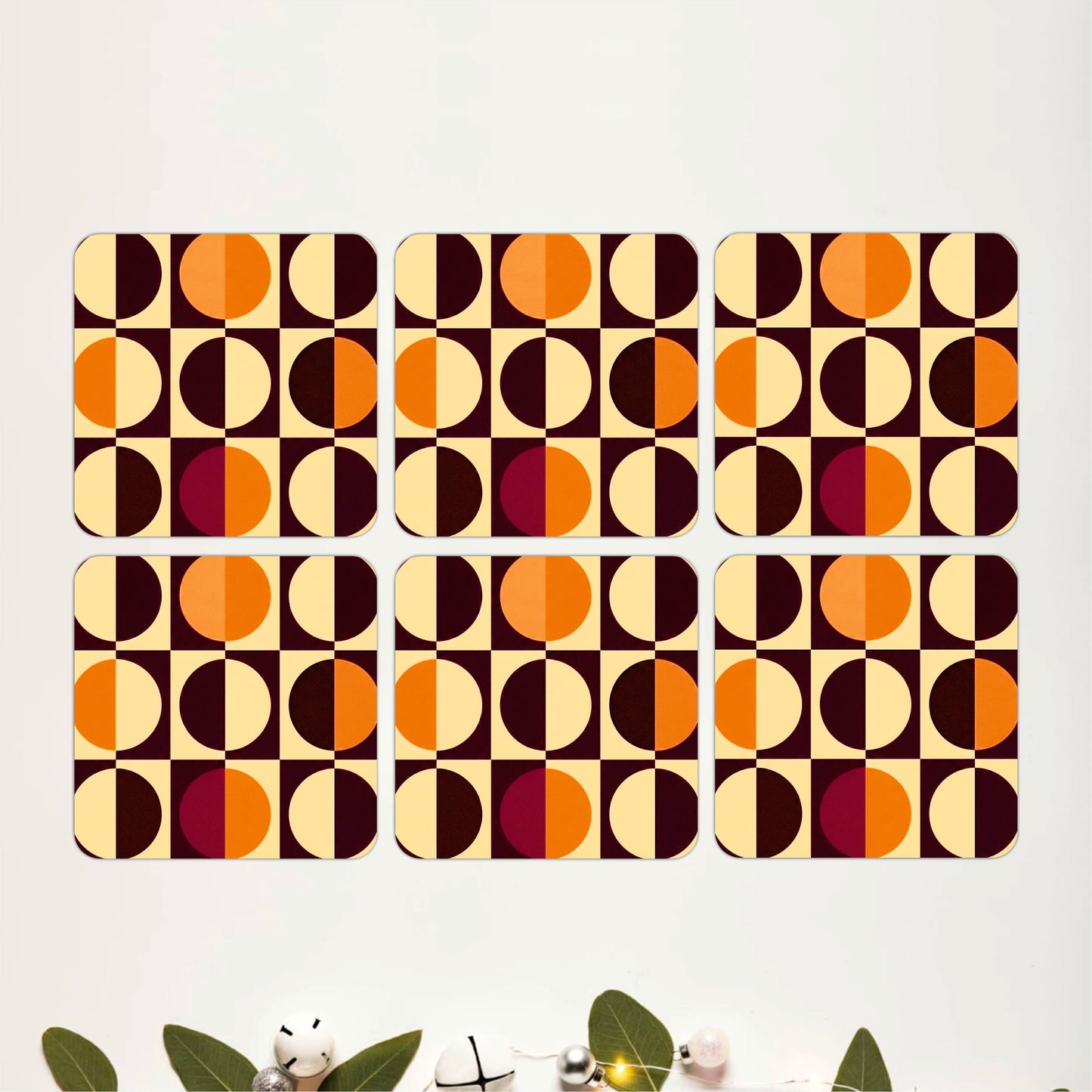 Geometric Harmony Coasters Pack of 6