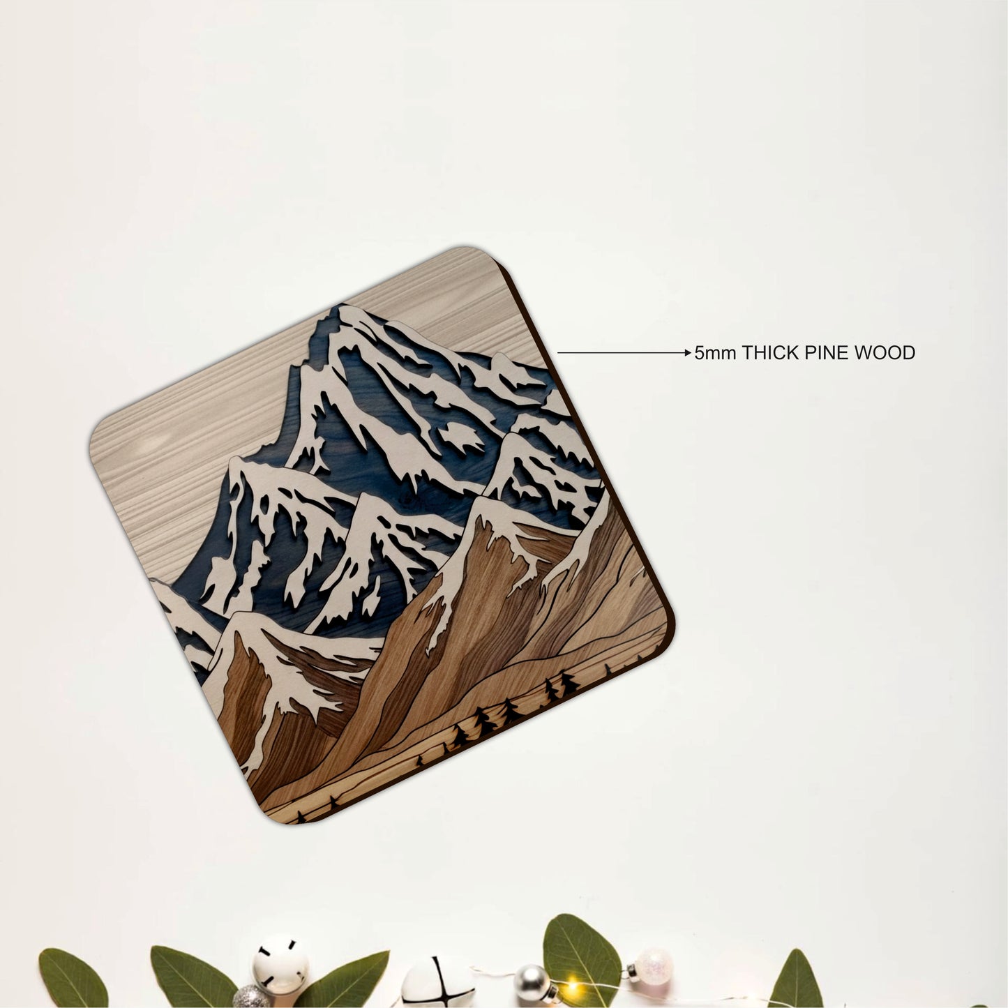 Mountain Horizon Coasters Pack of 4