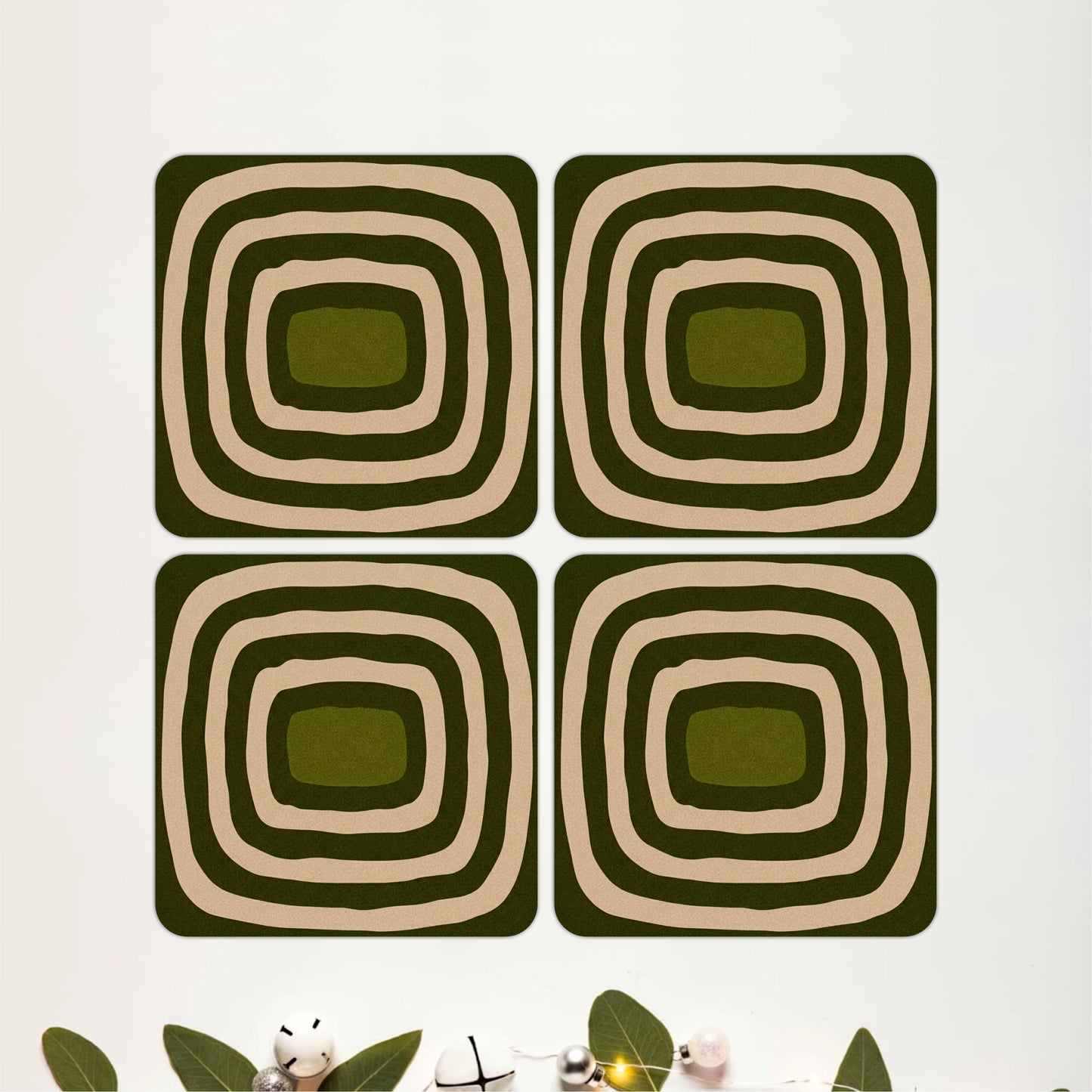 Geo Orbit Coasters Pack of 4