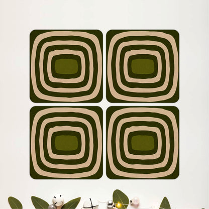 Geo Orbit Coasters Pack of 4