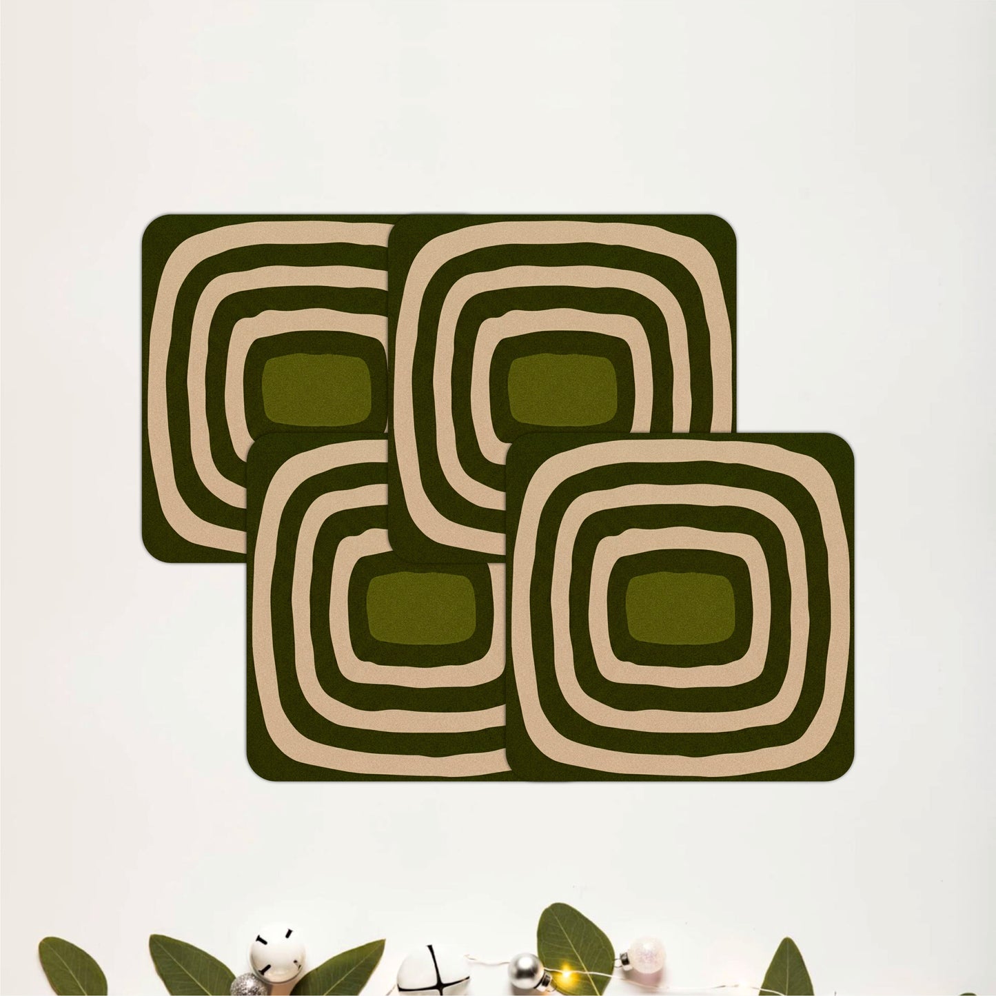 Geo Orbit Coasters Pack of 4