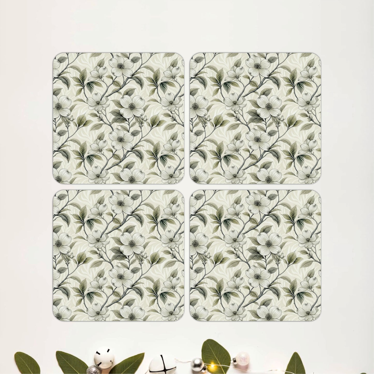 Floral Breeze Coasters Pack of 4