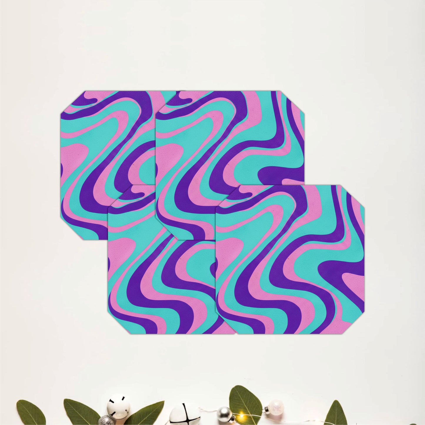 Lavender Wave Coasters Pack of 4