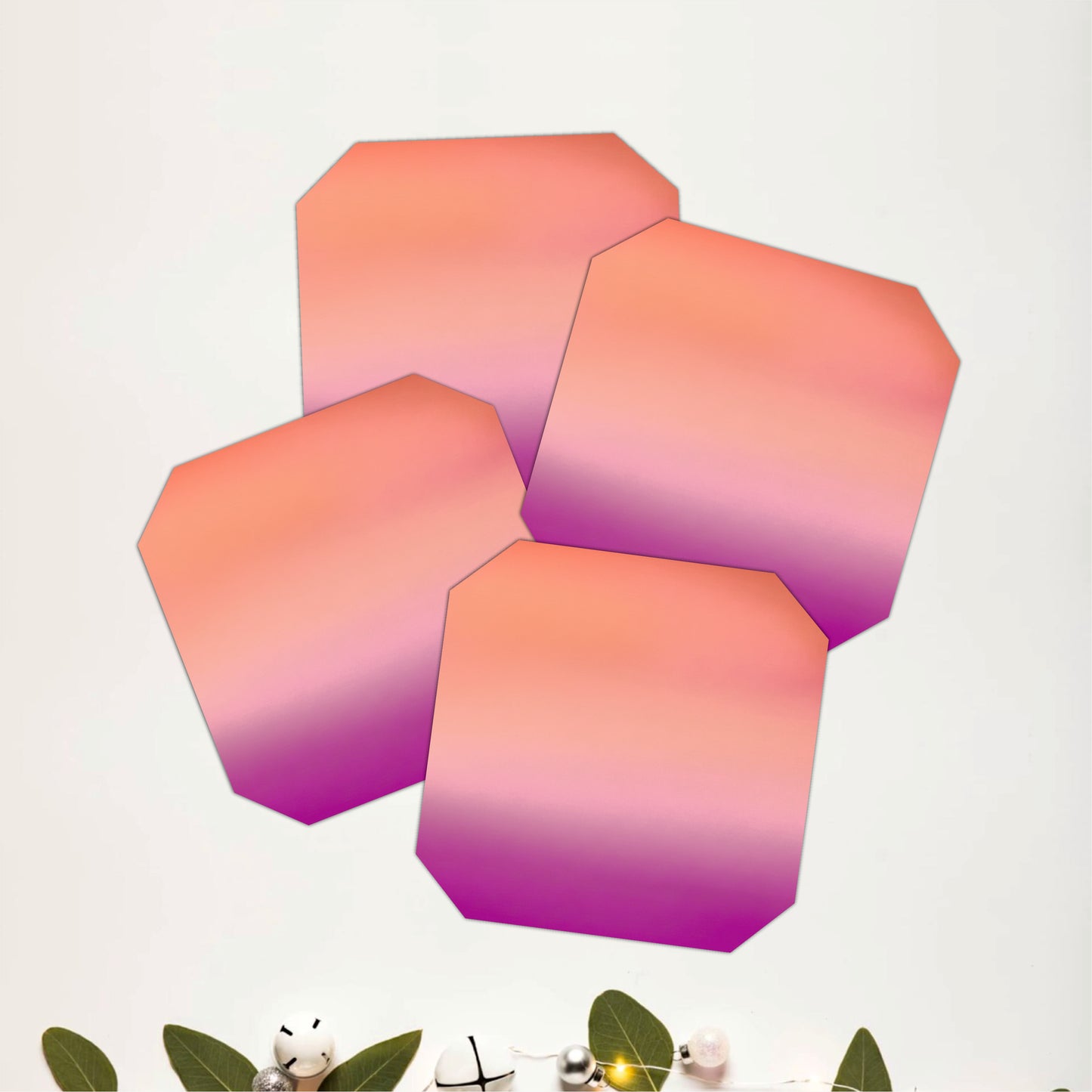 Aurora Glow Coasters Pack of 4