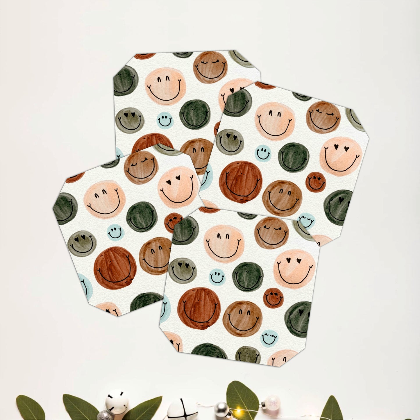Coffee & Smiles Coasters Pack of 4