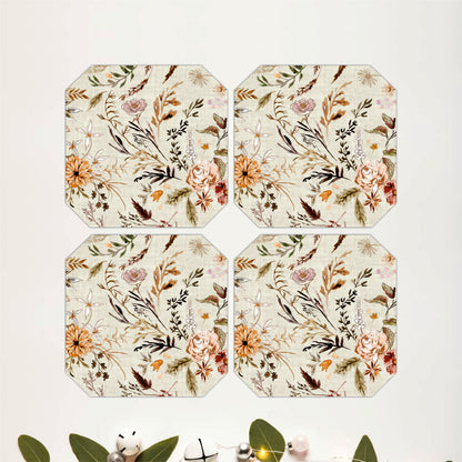Retro Landscape Coasters Pack of 4