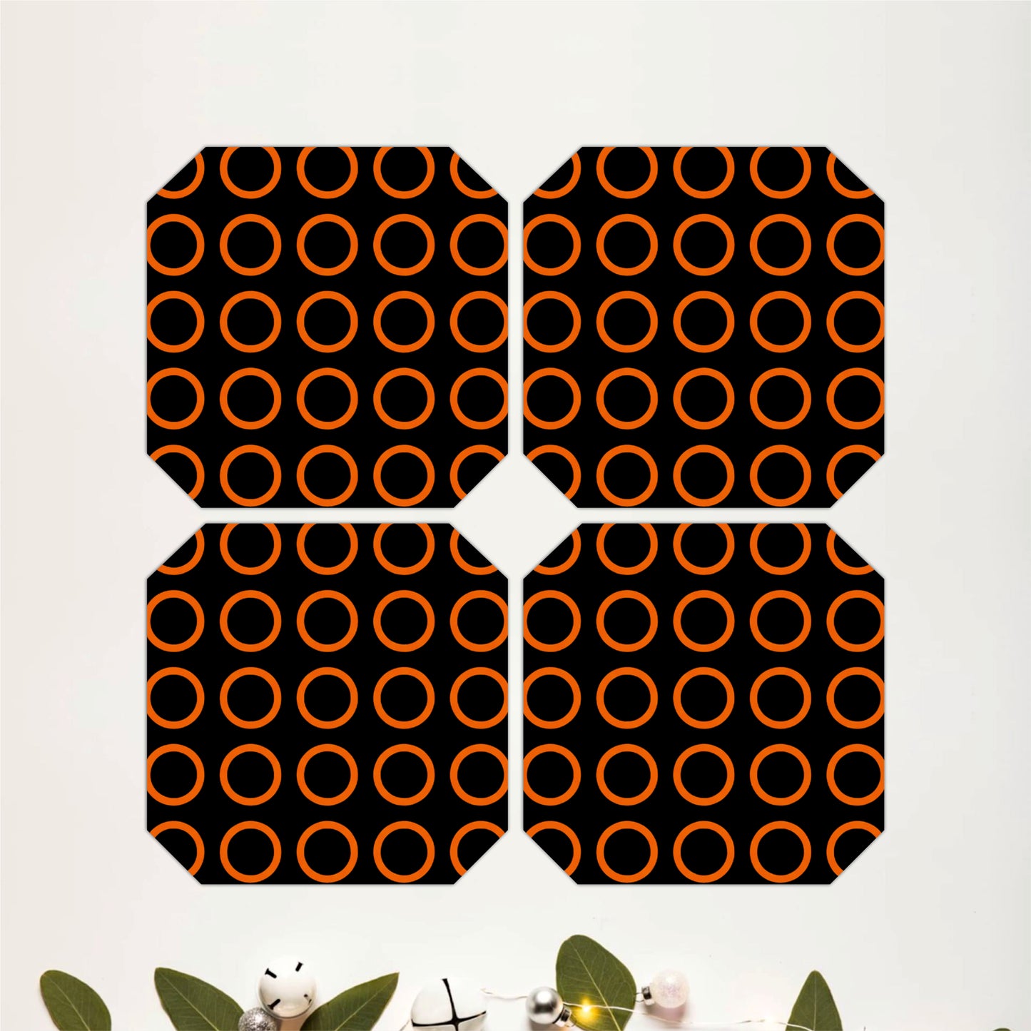Retro Hexagon Coasters Pack of 4
