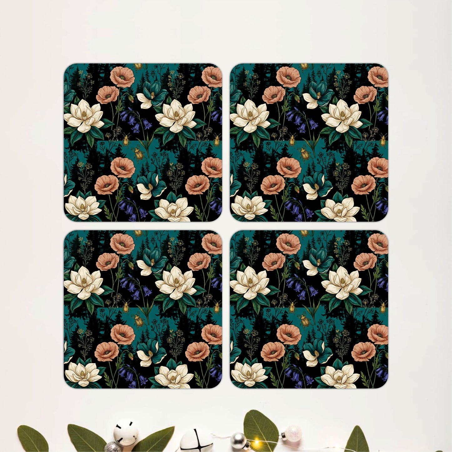 Geometric Honeycomb Coasters Pack of 4