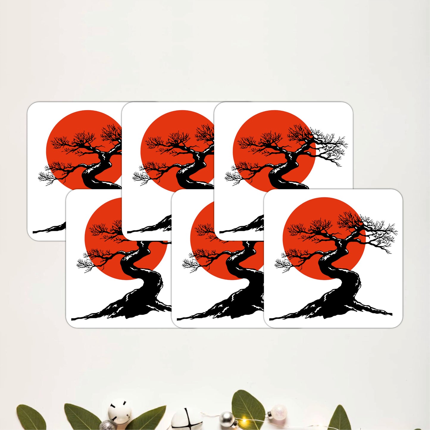 Sakura Sunset Coasters Pack of 6