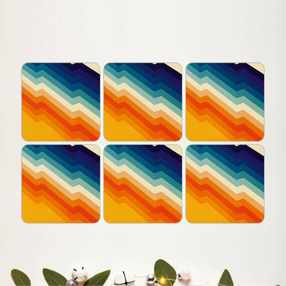 Colorwave Coasters Pack of 6