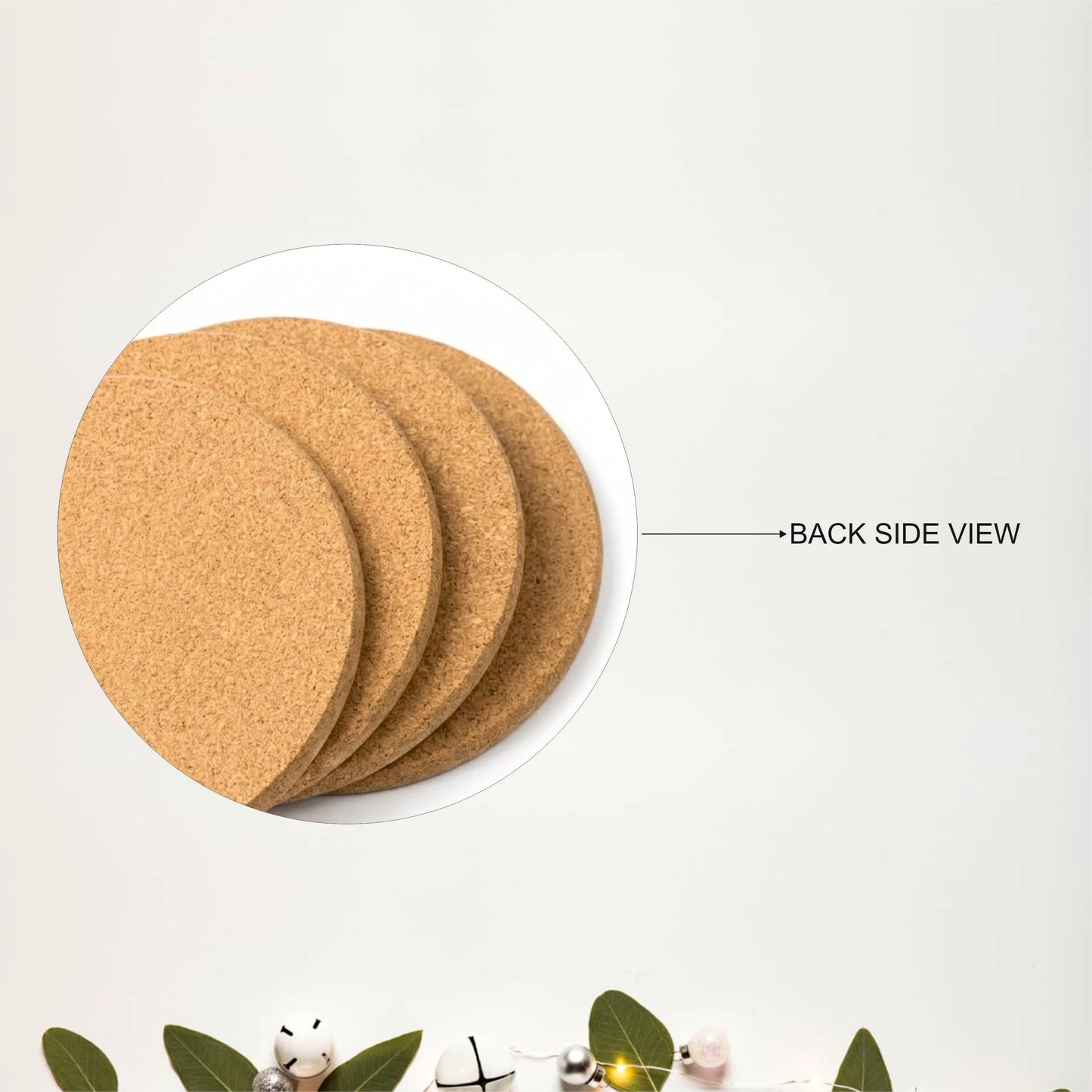 Sacred Geometry Round Wooden Coasters Set of 6