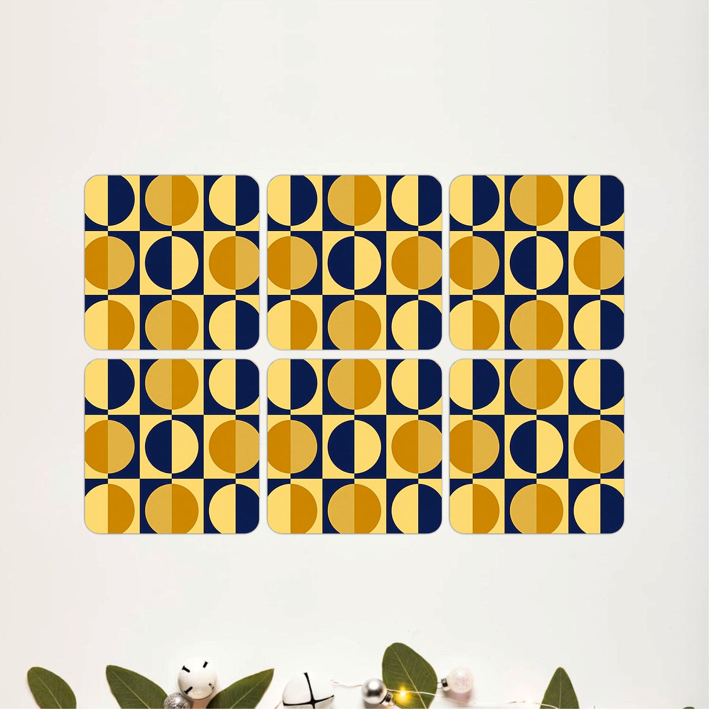 Mod Circle Coasters Pack of 6