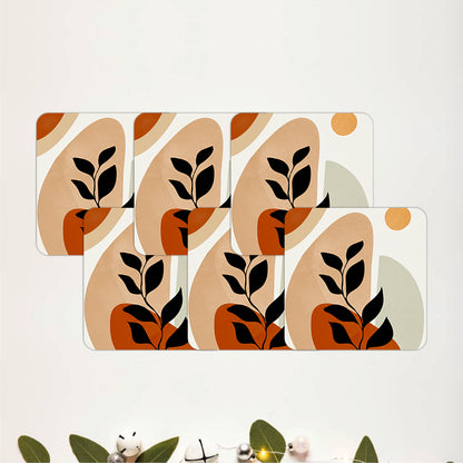 Minimal Botanical Coasters Pack of 6
