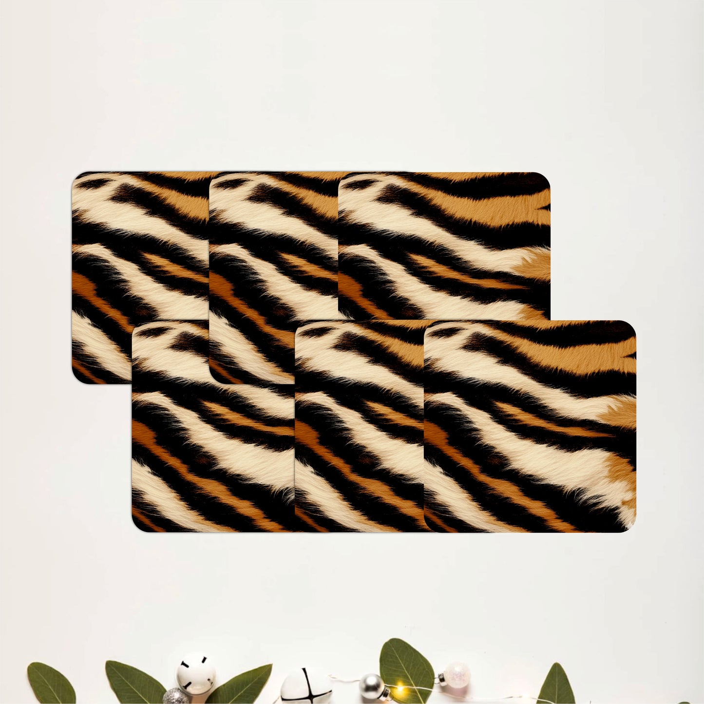 Cheeta Luxe Coasters Pack of 6