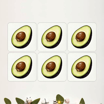 Avocado Bliss Coasters Pack of 6