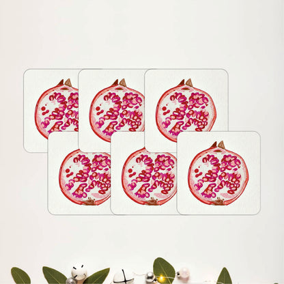 Ruby Orchard Coasters Pack of 6