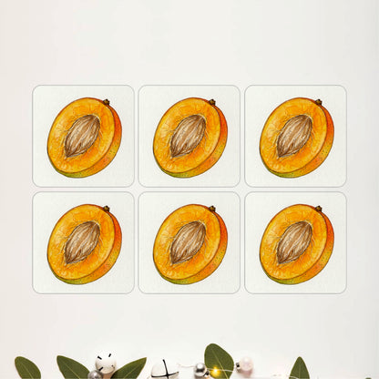 Golden Apricot Coasters Pack of 6
