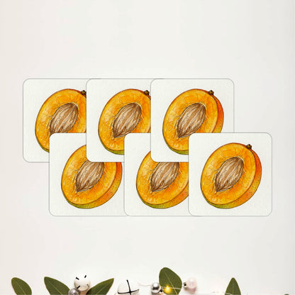 Golden Apricot Coasters Pack of 6