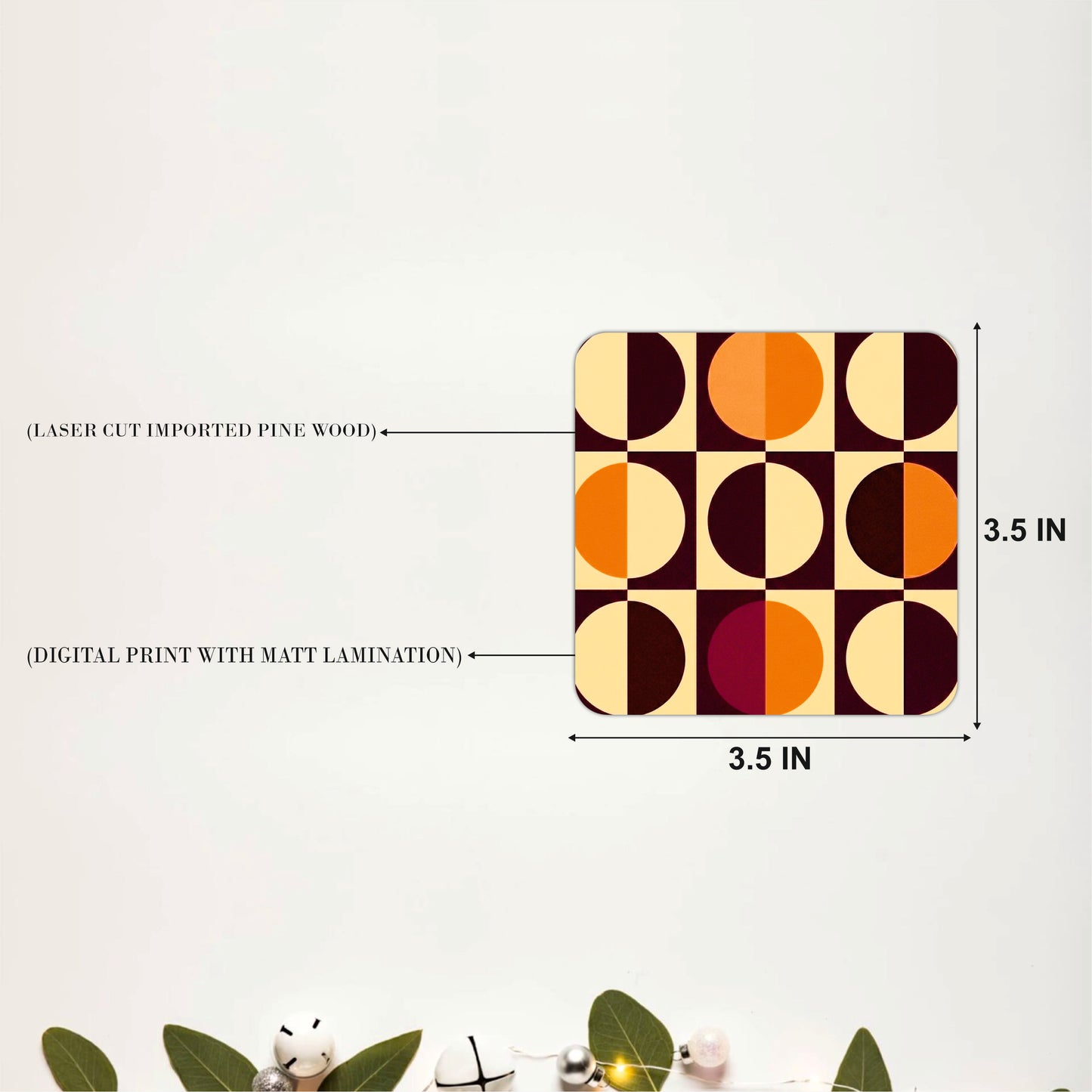 Geometric Harmony Coasters Pack of 6
