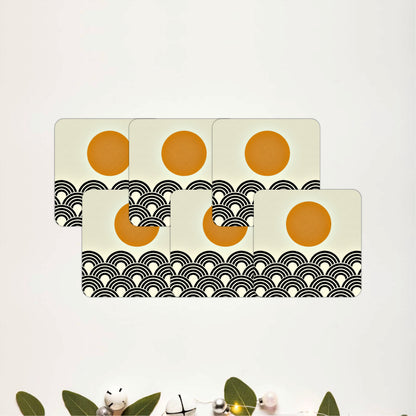 Zen Sun Coasters Pack of 6